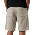 thumbnail image 4 of Men's Baggy Sweat Shorts Cotton Fleece 8" Athletic Shorts Big and Tall Workout Gym Lounge Shorts for Mens with Pockets Khaki 3XL, 4 of 4