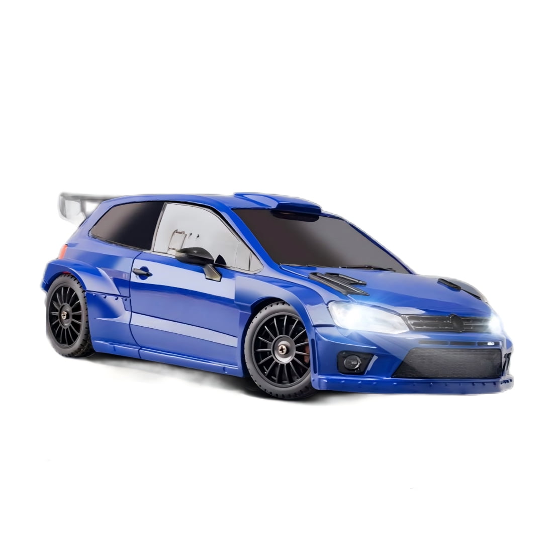 LD2801 RC Drift Car with LED Lights, 1:28 Full Proportional 4WD Drift Remote Control Car Model, 10KM/H RC Racing Vehicle for Adults
