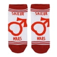 thumbnail image 4 of Sailor Moon Celestial Symbols Women's 5-Pair Ankle Socks, 4 of 8
