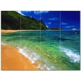 thumbnail image 1 of Beach Scene Ceramic Tile Mural Kitchen Backsplash Bathroom Shower 404062-XL43, 1 of 3