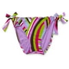 Juniors Stripe Side-Tie Bikini Bottom