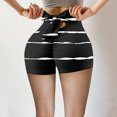 thumbnail image 4 of Gibobby Pantalones de yoga Sexy Sport Homewear Mujeres Entrenamiento Imprimir Pantalones cortos Yoga Clubwear Pantalones de yoga(Negro， XL), 4 of 4