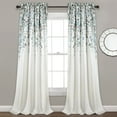 thumbnail image 4 of Weeping Flower Room Darkening Window Curtain Panels Blush/Gray 52X95+2 Set, 4 of 11