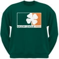 thumbnail image 1 of St. Patricks Day - Major League Irish Clover Green Adult Crew Neck Sweatshirt, 1 of 1