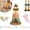 #01-C, variant on DIY Lighted Glass-Style Lighthouse Kit, LED Craft Project with Translucent Pieces for Tabletop Display & Coastal Decor
