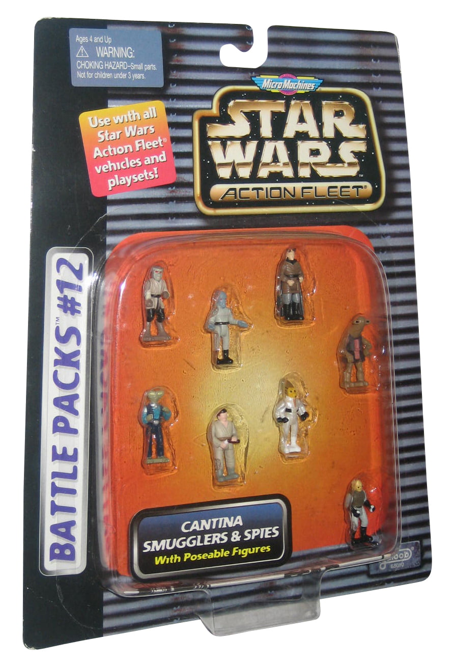 Battle Packs #11 Star Wars ACTION FLEET Micro Machines CANTINA ENCOUNTER 