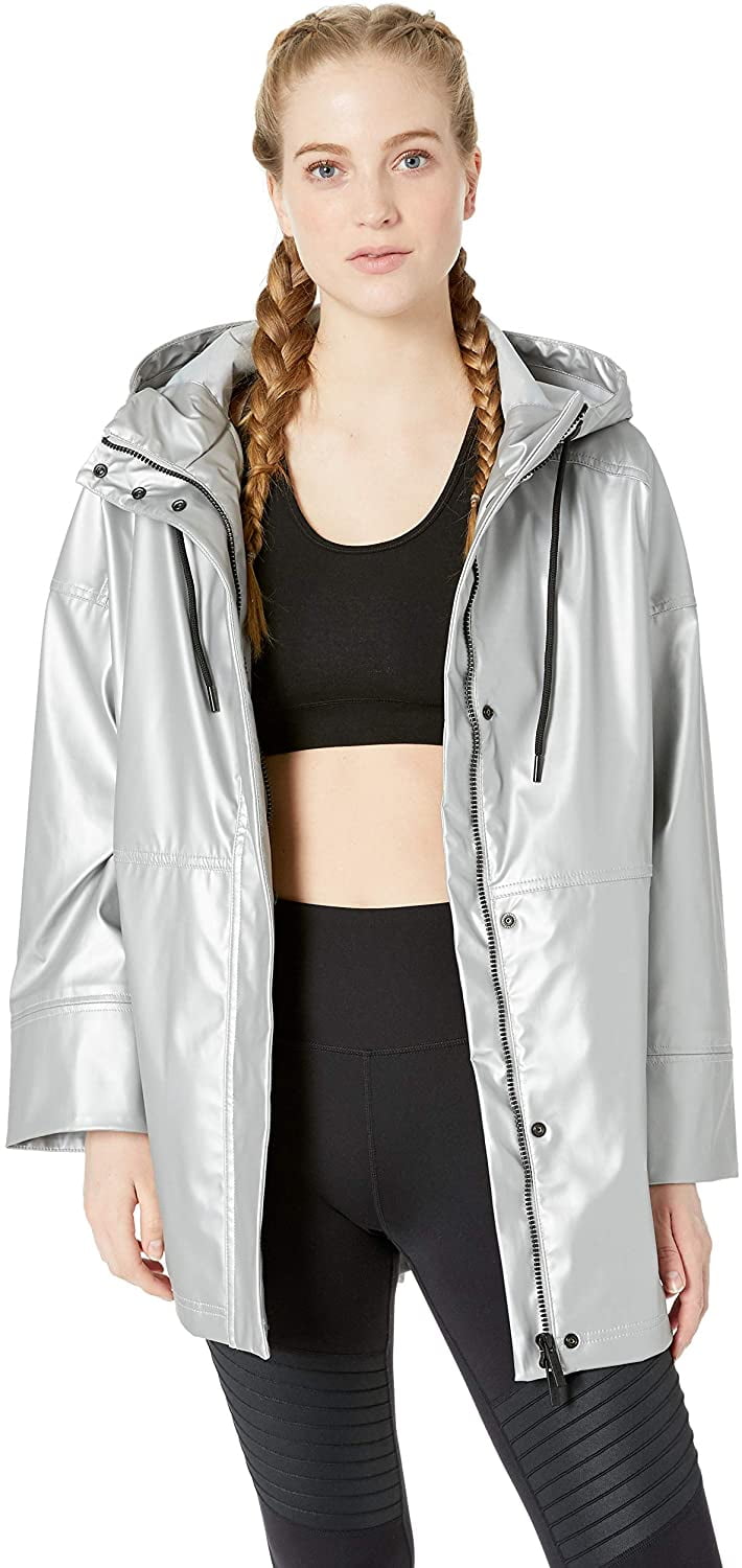 hooded rain slicker