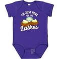 thumbnail image 3 of Inktastic Hanukkah Funny Here for Latkes Boys or Girls Baby Bodysuit, 3 of 5