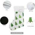 thumbnail image 3 of SKYSONIC Christmas Stocking Personalized Christmas Tree Large Candy Stocking Hanging Gift Xmas Stockings Decoration 2 PCS for Family Holiday Party Ornaments Decor Fireplace, 3 of 7