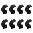 thumbnail image 1 of Plastic Square Tubing Inserts End Blanking Cover Caps 50mmx50mm 40 Pcs, 1 of 9