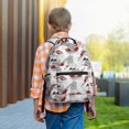 thumbnail image 6 of Yiaed Koi Fish Print School Backpack College Backpack Daypacks for Students High School Spacious and Durable Daypack for Work and Travel-One Size, 6 of 6