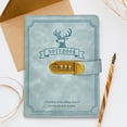 thumbnail image 1 of Linnome A5 Deer Head Lockable Diary with Combination Notepad Business Style Thickened Journal for Work Planning 8.7x5.9in Z1-Blue, 1 of 6