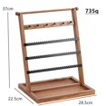 thumbnail image 2 of Wooden Rack 5-Story Tower Display Jewelry Rack Removable Rectangular, 2 of 5