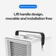 thumbnail image 5 of Ventilador de refrigeración eléctrico USB para oficina en casa, escritorio, mini ventilador de refrigeración por aire de iones negativos portátil, blanco tholdsy HA6029-01B, 5 of 6