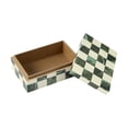 thumbnail image 1 of Boîte Décorative à Carreaux Verts Anko, 1 of 4