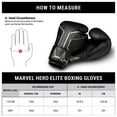 thumbnail image 6 of Hayabusa Marvel Hero Elite Boxing Gloves for Men and Women - Black Panther, 16 oz, 6 of 6