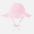 thumbnail image 2 of Gubotare Girls Sun Hats for Big Kids Kids Sun Hat UV Protection Summer Beach Play Hats Wide Brim Neck Flap for Girls Boys (Pink,Size 4-6 Years), 2 of 7