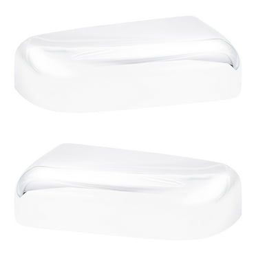 Replacement Drivers and Passengers Tow Mirror Covers Chrome Compatible with 07-14 F150 8L3Z 17D743 AA 8L3Z 17D742 AA