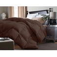 thumbnail image 4 of Blue Ridge Home Fashion Microfiber Down Alternative Comforter, King, Chocolate, 4 of 4