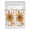 White Orange, variant on Tier Curtains 45 Inches Long, Orange Sunflower Window Treatment Curtain Drapes, Spring Summer Botanical Flowers Window Half Privacy Curtains for Bedroom Bathroom, 42"x45", 2 Panels