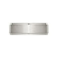 thumbnail image 6 of Mens Chisel 7mm Stainless Steel Comfort Fit Ridged Wedding Band Ring with Ridge, 6 of 7