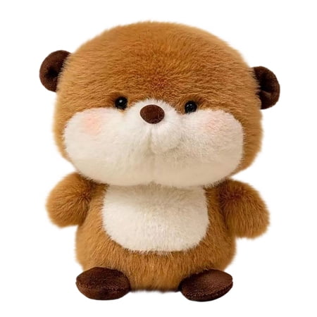 Eoozwa Stuffed Animals Cute Soft Plush Doll Small Plushies Toys Gifts Realistic Toy Squirrels Stuffed Sleep Aid Anxiety Relief Companion Toys(Otter)