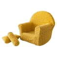 thumbnail image 2 of Fotografía de bebé Sofá Pequeño Sofá Asiento Fondo Decorativo con Cojín Almohada Amarillo, 2 of 9