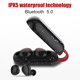 thumbnail image 1 of Twowood auricular BTH193WIRESSWIRESS BLUETOOTH COMPATIBLE 5.0 HIFI Auriculares de auriculares deportivos con caja de carga, 1 of 6