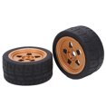 thumbnail image 1 of 17mm Hex RC Wheels, High Strength 5 Spoke Wheel Rims with Tires Non Slip Wear Resistant Adhesive  for ZD Racing for 1/7 RC Flat Sports Cars, 1 of 7