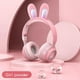 thumbnail image 2 of Auriculares inalámbricos con micrófono, bonitos conejos, niñas, Rgb, Led, estéreo, música, Bluetooth, auriculares para juegos de teléfono para niños, Gamer, 2 of 5