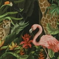 thumbnail image 3 of Outdoor Decor by Commonwealth Ebony  Jungle Print Pillow 18 x 18 in Multi, 3 of 4