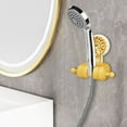 thumbnail image 5 of HongHeng 1Pc Handheld Shower Head Holder - Adjustable Suction Cup Bracket for Bathroom Wall Mount with Hook for Towels,Shower Ball,Shower Loofah, 5 of 6