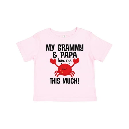 

Inktastic Grammy and Papa Love Me Gift Toddler Boy or Toddler Girl T-Shirt