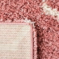 thumbnail image 6 of SAFAVIEH Venus Shag Waverly Trellis Area Rug, Pink/Ivory, 4' x 6', 6 of 8