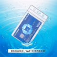 thumbnail image 4 of 10 PCS ID Covers, Waterproof ID Holder Vinyl Holder Clear Vertical Name Tag Id Card, 4 of 4