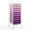 Purple, variant on Costway 10 Drawer Rolling Storage Cart Scrapbook Paper Office School Organizer Purple