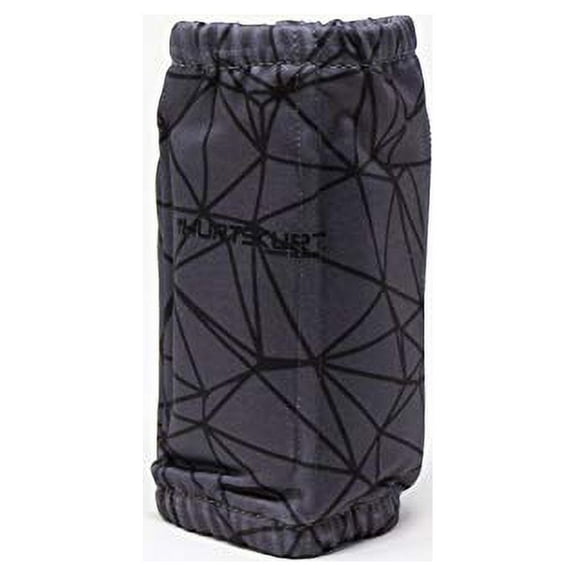 HurtSkurt - 2 in 1 - Harness-Free Fashionable Cold Therapy Compression Gel Sleeve & Ice Pack Stretch-to-Fit Small (Blackout)