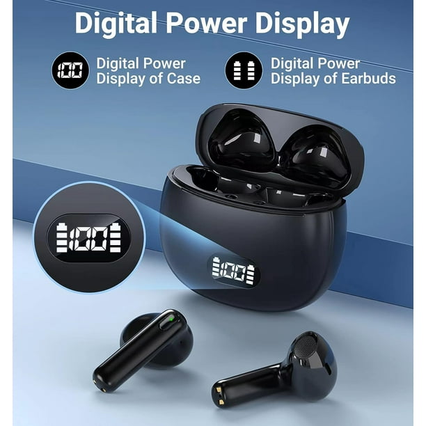 Wireless Earbuds E Bluetooth 5.3 Earbuds in-Ear Headphones with