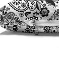 thumbnail image 4 of Floral Pet Bed, Scandinavian Inspired Pattern of Birds Flowers Swirls Polka Dots and Hearts, Resistant Pad for Dogs and Cats Cushion with Removable Cover, 24" x 39", Charcoal Grey White, by Ambesonne, 4 of 4