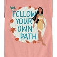 thumbnail image 3 of Disney Princess - Pocahontas Follow Your Own Path - Girls Fitted Short Sleeve T-Shirt, 3 of 5