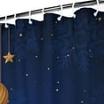 thumbnail image 3 of Happy New Year Merry Christmas Ball Shower Curtain,Washable Bath Curtain with Hooks Friendly Polyester Fabric Bathroom Curtains for Thanksgiving Day Fall Party Home Decor, 3 of 5