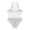White, variant on CHICTRY Girls Sequined Gymnastics Leotard Strappy Waist Dance Costume