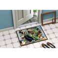 Carolines Treasures 1007MAT Eggplant and New Orleans Beers Door Mat Indoor Rug or Outdoor