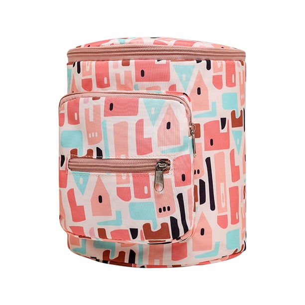 Bolsa de Cochecito de Bebé Cilíndrica Ligera para Paraguas, Cocina de Bebé, Bolsa de Almacenamiento de Moda, Bolsa de Almacenamiento Ligera para Leche, Bolsa de Almacenamiento de Leche