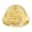 Yellow, variant on Gold United States Navy Anchor Officially Licensed Senior Chief Petty Officer Signet Ring (Oval) (14K Yellow Gold,Size 9)