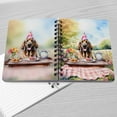 thumbnail image 4 of Happy Mother's Day Bloodhound with Sweets and Flowers at a Picnic Spiral Bound Journal Dog Lover 5x7in Spiral Notebook - 13005, 4 of 5