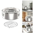 thumbnail image 1 of Boreal Craft avec Couvercle Poêle en Acier Inoxydable avec Poignée Grande Capacité Portable Moule à Gâteau Rond pour Fromage Gâteau Chocolat Cupcake Batterie de Cuisine Japonaise Hotte de Cuisinière Anneau pour Cuiseur à Oeufs Casseroles de Cuisinière, 1 of 5
