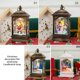thumbnail image 5 of Bewildely Candelabro de Navidad Lámpara de Ornamento Navidad Colgante Viento Luz Vintage LED Linterna, Animal blanco Kits de decoración para fiestas alce blanco Bewildely HA000742-04, 5 of 6