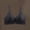 Black, variant on Sports Bra for Women Seamless Solid Color Wire Free Bralette Push Up Full Coverage Breathable Daily Wear Bra 36A, Gray