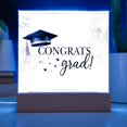 thumbnail image 3 of Congrats Grad Printed Square Shaped Acrylic Plaque, 3 of 20